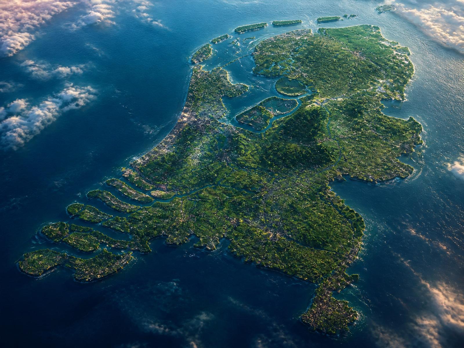 Kaart van Nederland
